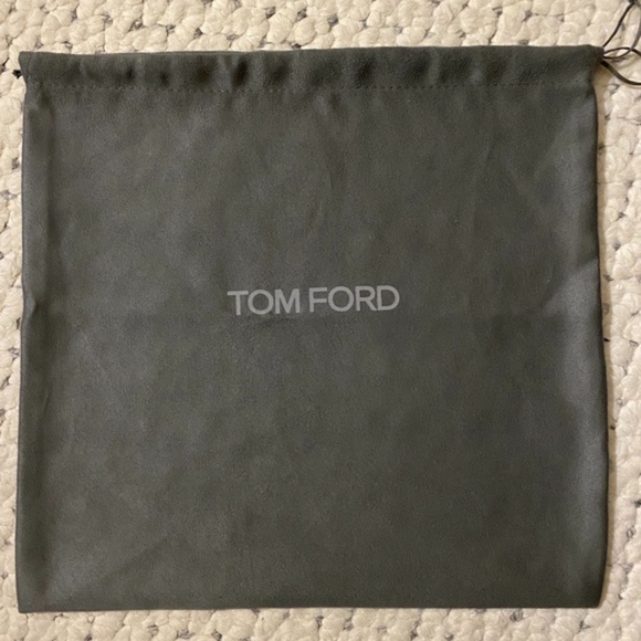 TOM FORD Logo Rare Clutch Purse DUST BAG 12 Square - Picture 1 of 3